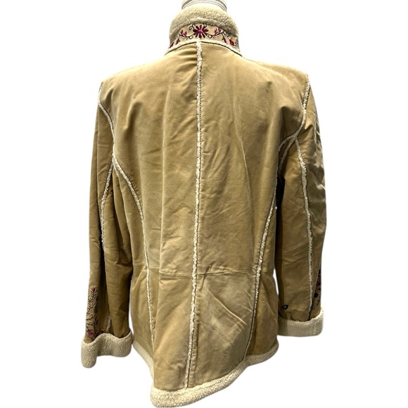 St. John’s Bay Suede boho coat - Picture 6 of 11